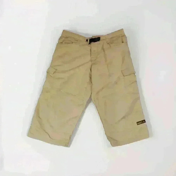 Prana Mens Size L Tan Passage Crop Outdoor Climb Hike Performance - Picture 1 of 9